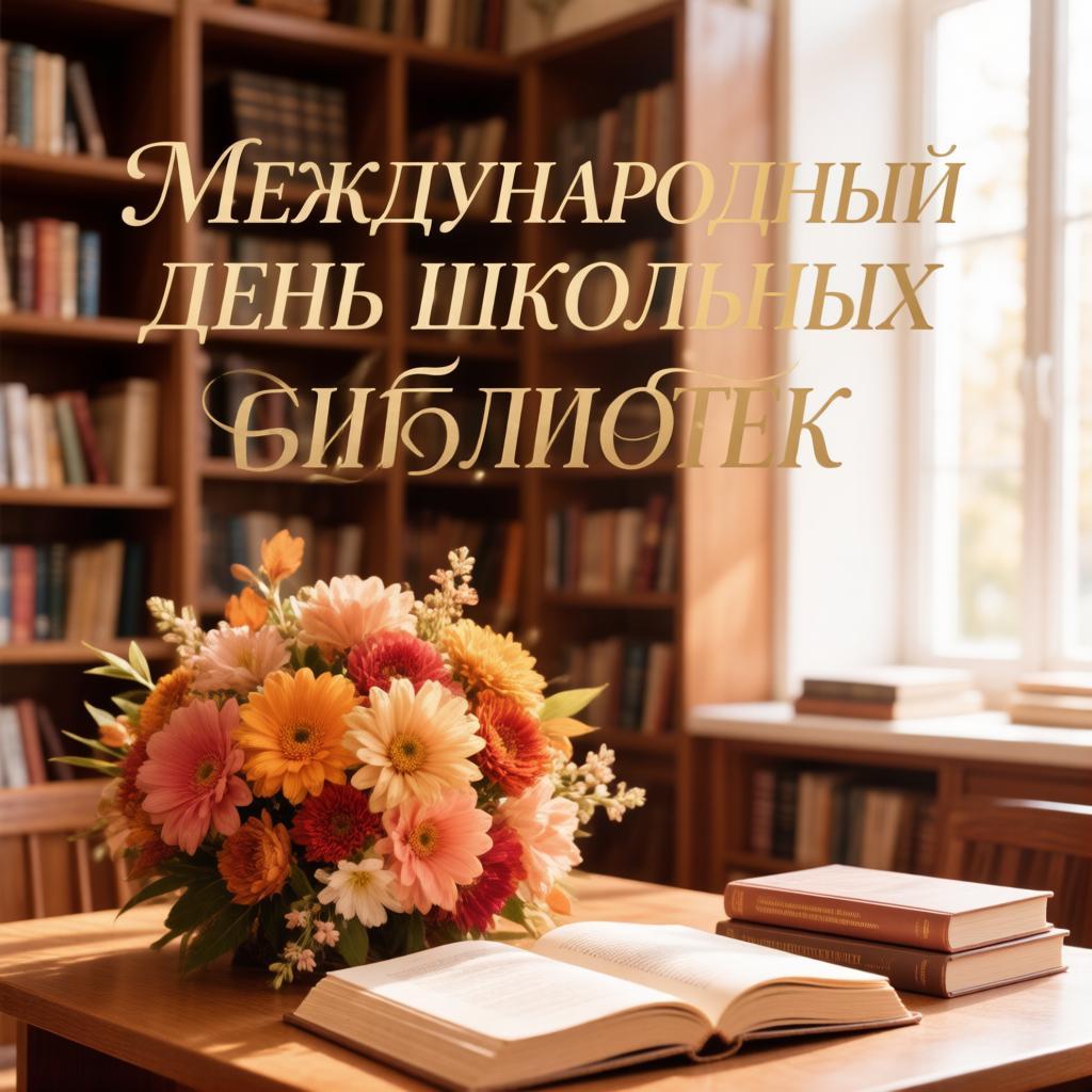 с Международным днём школьных библиотек!