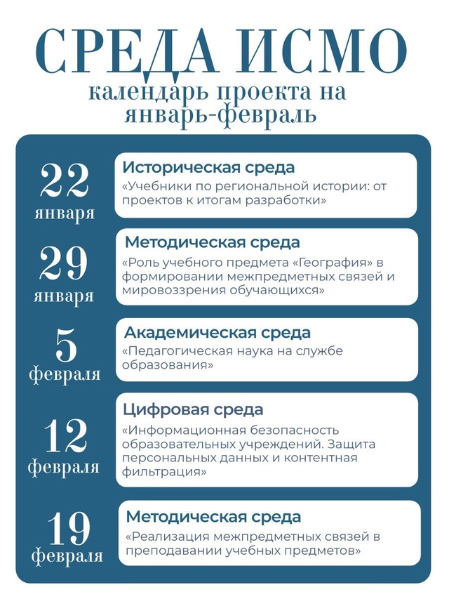 Институт содержания и методов обучения запускает новый проект «Среда ИСМО»